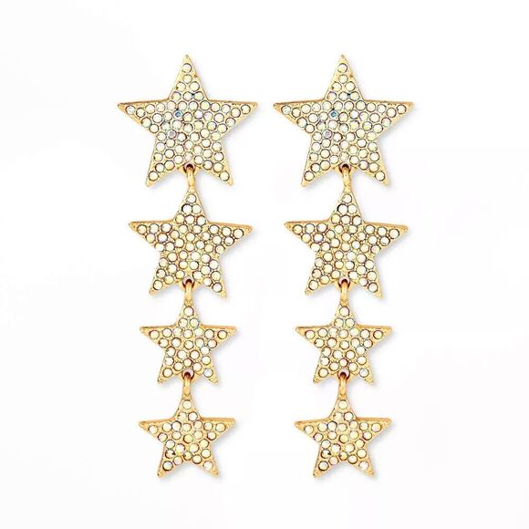BaubleBar Jewelry - SUGAR FIX "SHOOTING STAR" STATEMENT EARRINGS (Nickel Free) NEW!!!
